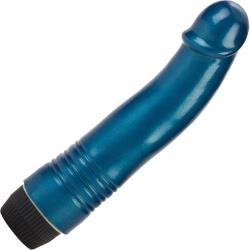 CalExotics Midnight G-Spot Vibrator, 6.75 Inch, Blue