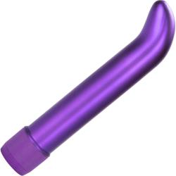 CalExotics Satin G Silky Smooth G Spot Vibrator, 8 Inch, Purple