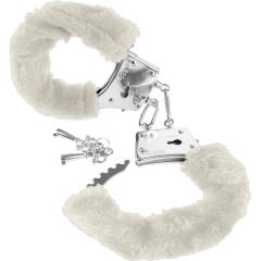 Fetish Fantasy Series Beginner`s Furry Cuffs, White