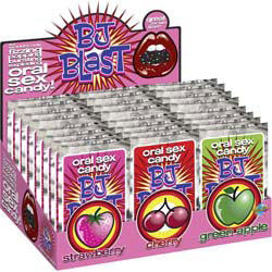 BJ Blast Oral Sex Candy, 36 pack Counter Display
