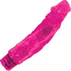 Nasstoys Glitter Gelle 8 The Hunk 10 Function Vibrator, Pink