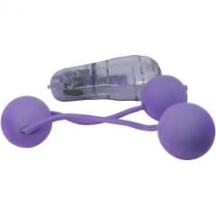 Nasstoys Real Skin Vibrating Ben Wa Balls, Purple