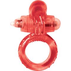 Clit Buddy 2 Rocky Rabbit Vibrating Cockring for Couples, Pink
