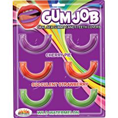 Hott Products Gum Job Oral Sex Candy Teeth Covers, 6 Pack