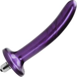 Tantus Leisure Smooth Silicone Vibrating Dildo, 7 Inch, Purple