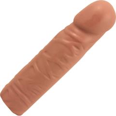 2 Inch Extra Length Dynamic Strapless Penis Extension, 7 Inch, Flesh