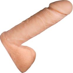 Doc Johnson Platinum Silicone TruSkyn Tru Ride Dildo, 6 Inch, Vanilla