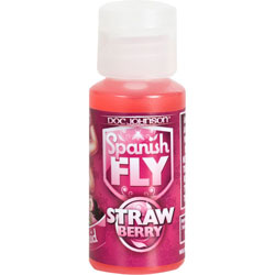 Doc Johnson Spanish Fly Liquid Sex Drops, 1 fl.oz (30 mL), Strawberry