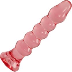 Crystal Jellies Anal Plug, 6 Inch, Pink