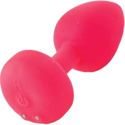 Fun Toys Gplug Silky Smooth Rechargeable Vibrating Butt Plug, 3 Inch, Pink