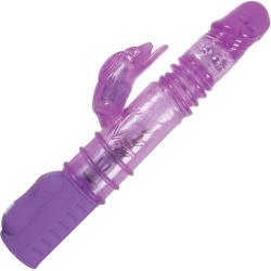 Bunny Tron Thruster Thrusting Rabbit Vibrator, 11.5 Inch, Purple