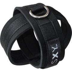Creative Conceptions SXY Deluxe Neoprene Cross Restraint Cuffs, Black