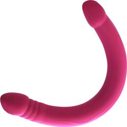 Dorcel Real Double Do Silicone Dong, 16.5 Inch, Pink