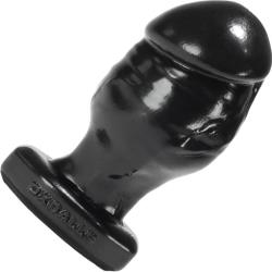 OxBalls Honcho-2 Dicky Silicone Buttplug, 5 Inch, Black