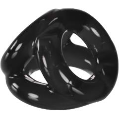 OxBalls Tri-Sport Flex 3-Ring Cocksling, Black