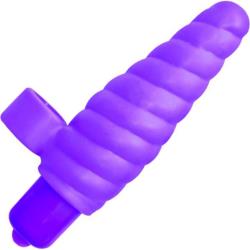Nasstoys Elite Collection Finger Twister Massager, 3.25 Inch, Purple