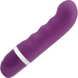 B Swish Bdesired Deluxe Pearl Silicone Personal Vibrator, 6 Inch, Purple