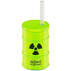 Glow-in-the Dark TOXIC WASTE Barrel Drinking Cup, 24 fl.oz (710 mL)