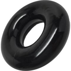 Rock Solid Donut Cock Ring, 3 Inch, Black