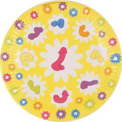 Super Fun Penis 7 Inch Party Plates 8 Count