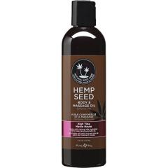 Earthly Body Hemp Seed Massage and Body Oil, 8 fl.oz (237 mL), High Tide