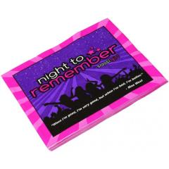 Sassigirl Night to Remember Standard 6.5 Inch Napkins, Pack of 10