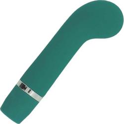 Golden Triangle Mmmm Mmm Silicone G-Spot Vibrator, 5.75 Inch, Teal