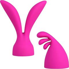 BMS Factory PalmPower Massager Head Palm Pleasure Set of 2, Pink