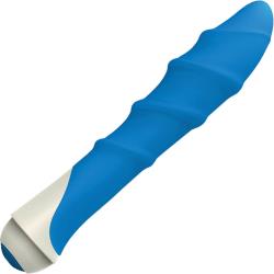 Curve Novelties Gossip Lily Silicone Personal Vibrator, 7.75 Inch, Azure