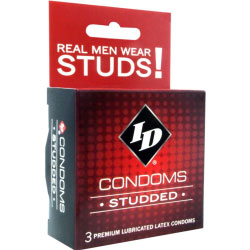 ID Studded Condoms, Pack of 3