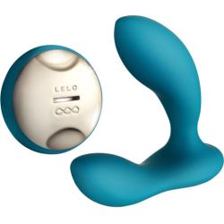 LELO Hugo Wireless Silicone Prostate Massager, 5.5 Inch, Ocean Blue