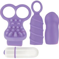 Nasstoys Surenda Pleaser Kit with Silicone Sleeves, 2.25 Inches (5.75 cm), Purple