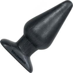 Platinum Premium Silicone Super Big End Butt Plug, 5.5 Inch, Charcoal Grey