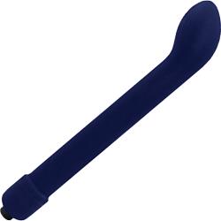 Ignite Silicone Vibrating Prostate Massager, 6.5 Inch, Dark Blue