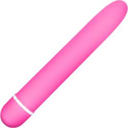 Blush Rose Line Luxuriate Sensual Vibrator, 7 Inch, Pink