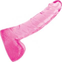 Wet Dreams Pink Stallion Dildo with Balls, 6.5 Inch, Pink