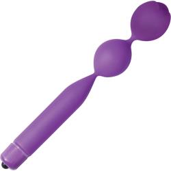 Gossip Double Weight Vibrating Kegel Wand, 7.5 Inch, Purple