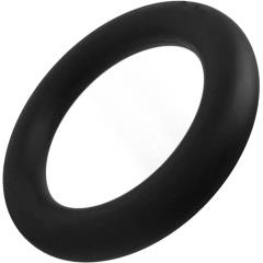 Rock Solid Silicone Gasket Cock Ring, Medium, Black