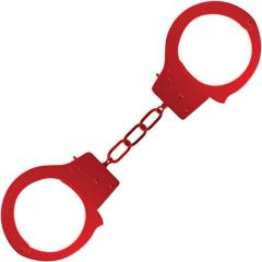 Ouch! Beginners Handcuffs for Naughty Pleasure, Cherry Red