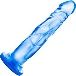 B Yours Sweet N Hard No 5 Harness Compatible Dildo, 7.5 Inch, Blue