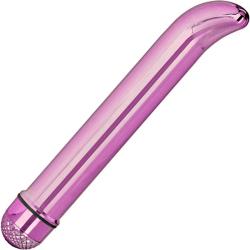 California Exotics Shimmer G Vibrator, 6.25 Inch, Metallic Pink