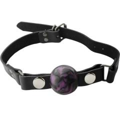 Spartacus Nickel Free Small Silicone Removable Ball Gag, 1.5 Inch, Purple Swirl