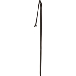 Spartacus Leather Wrapped Cane, 24 Inch, Black
