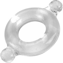 Spartacus Stretch to Fit Elastomer Cock Ring, Clear