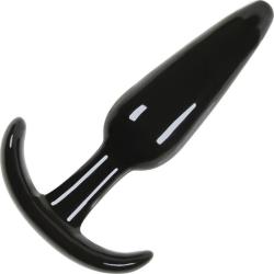 NS Novelties Jelly Rancher Smooth T Plug, 4.5 Inch, Black