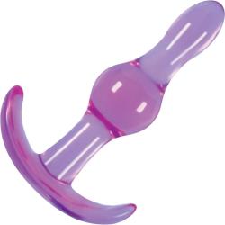 NS Novelties Jelly Rancher Wave T Plug, 4 Inch, Purple