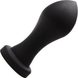 Tantus H-Bomb Soft Silicone Butt Plug, 9 Inch, Byron Black