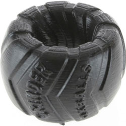 OxBalls Grinder-1 Silicone Ballstretcher, 1 Inch, Black