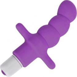 Curve Gossip Desire Anal Vibe with Save T Bar, 5 Inch, Violet