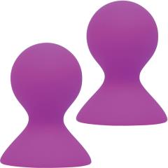 Icon Brands Nip-Pulls Silicone Nipple Pumps, One Pair, Purple